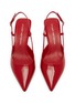 Detail View - Click To Enlarge - STUART WEITZMAN - Vinnie 50 Patent Leather Slingback Pumps