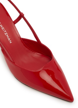Detail View - Click To Enlarge - STUART WEITZMAN - Vinnie 50 Patent Leather Slingback Pumps