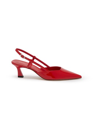 Main View - Click To Enlarge - STUART WEITZMAN - Vinnie 50 Patent Leather Slingback Pumps