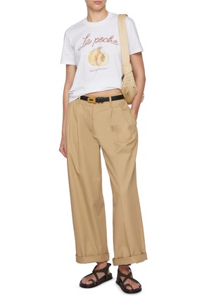 Figure View - Click To Enlarge - MO&CO. - Le Peche Graphic Cotton T-shirt