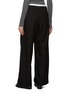 Back View - Click To Enlarge - MO&CO. - Wide Leg Layered Waist Pants