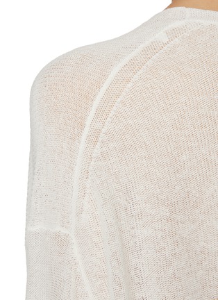  - MO&CO. - Loose V-Neck Cotton Knit Sweater