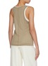 Back View - Click To Enlarge - MO&CO. - Scoop Neck Layerd Look Cotton Tank Top