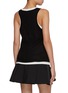 Back View - Click To Enlarge - MO&CO. - Scoop Neck Layerd Look Cotton Tank Top