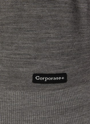  - MO&CO. - Round Neck Wool Cardigan