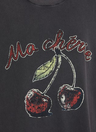  - MO&CO. - Cherry Oversized Cotton T-shirt Dress