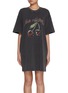 Main View - Click To Enlarge - MO&CO. - Cherry Oversized Cotton T-shirt Dress