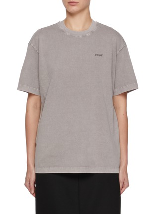 Main View - Click To Enlarge - MO&CO. - Back Cat Graphic Cotton T-shirt