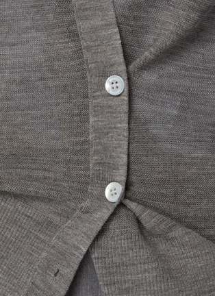  - MO&CO. - V-neck Knitted Wool Cardigan