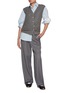 Figure View - Click To Enlarge - MO&CO. - V-neck Knitted Wool Cardigan