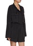 Detail View - Click To Enlarge - MO&CO. - V-neck Drawstring Cargo Jumpsuit