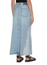 Back View - Click To Enlarge - MO&CO. - Paneled Denim Maxi Skirt
