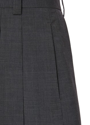  - MO&CO. - Pleated Wool Blend Mini Skirt