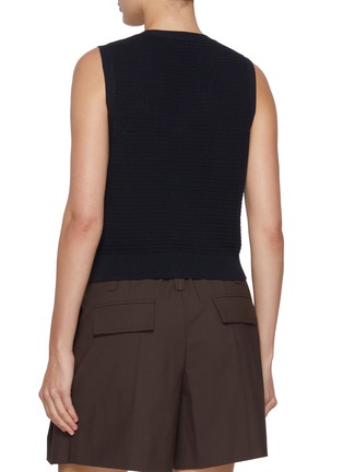 Back View - Click To Enlarge - MO&CO. - V-neck Knit Gilet
