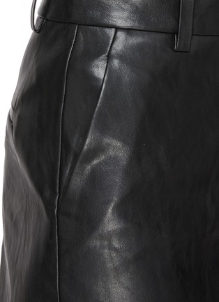  - MO&CO. - Leather Shorts