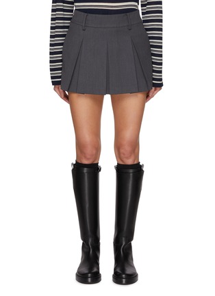 Main View - Click To Enlarge - MO&CO. - Pleated Mini Skirt