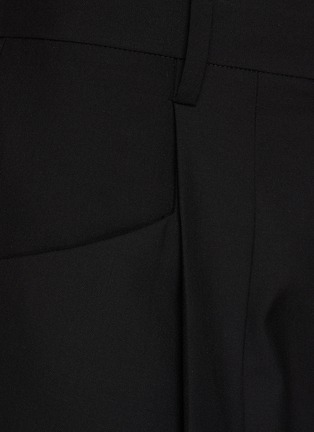  - MO&CO. - Pleated Wide Leg Wool Blend Pants