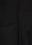  - MO&CO. - Pleated Wide Leg Wool Blend Pants