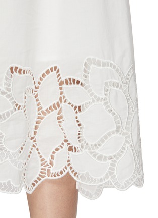  - MO&CO. - Eyelet Cotton Shift Dress