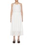 Main View - Click To Enlarge - MO&CO. - Eyelet Cotton Shift Dress