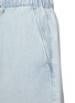  - MO&CO. - Drawstring Light Wash Denim Shorts