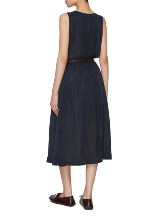 Back View - Click To Enlarge - MO&CO. - Cargo Style Midi Dress