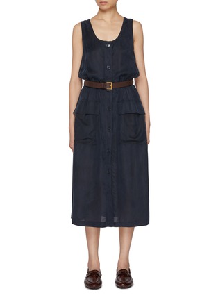 Main View - Click To Enlarge - MO&CO. - Cargo Style Midi Dress
