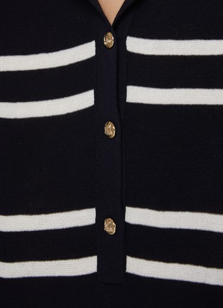  - MO&CO. - Striped Knitted Cotton Gilets