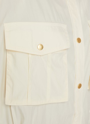  - MO&CO. - Elastic Waist Cargo Shirt Jacket