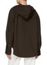 Back View - Click To Enlarge - MO&CO. - Hooded Shirt Jacket
