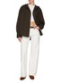 Figure View - Click To Enlarge - MO&CO. - Hooded Shirt Jacket