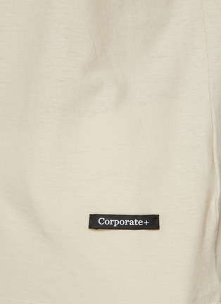  - MO&CO. - Logo Patch Cotton T-Shirt