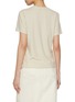 Back View - Click To Enlarge - MO&CO. - Logo Patch Cotton T-Shirt