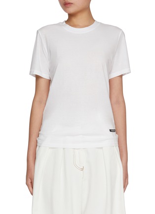 Main View - Click To Enlarge - MO&CO. - Crewneck Cotton T-shirt