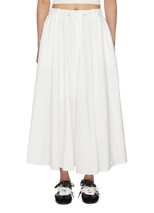 Main View - Click To Enlarge - MO&CO. - Drawstring A-Line Skirt