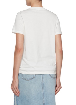 Back View - Click To Enlarge - MO&CO. - Cat Graphic Cotton T-shirt