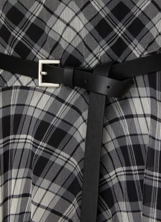  - MO&CO. - Checkered Asymmetrical Dress