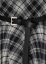  - MO&CO. - Checkered Asymmetrical Dress