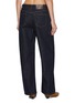 Back View - Click To Enlarge - MO&CO. - Wide Leg Dark Wash Jeans