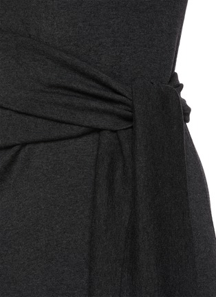 - MO&CO. - Crewneck Waist Tie Shift Dress