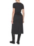 Back View - Click To Enlarge - MO&CO. - Crewneck Waist Tie Shift Dress