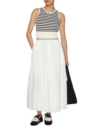 Figure View - Click To Enlarge - MO&CO. - Striped Tank Top