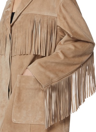  - MO&CO. - Fringed Suede Jacket