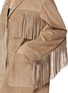  - MO&CO. - Fringed Suede Jacket