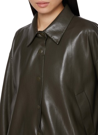  - MO&CO. - Faux Leather Bike Jacket