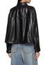 Back View - Click To Enlarge - MO&CO. - Faux Leather Bike Jacket