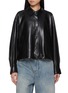 Main View - Click To Enlarge - MO&CO. - Faux Leather Bike Jacket