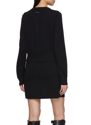 Back View - Click To Enlarge - MO&CO. - Button Up Midi Dress