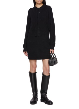 Figure View - Click To Enlarge - MO&CO. - Button Up Midi Dress