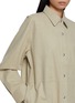  - MO&CO. - Oversized Faux Leather Shirt Jacket